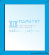 Одностворочатое глухое окно 